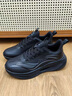 回力男鞋保暖运动鞋男冬季新款加绒棉鞋男百搭鞋子男 黑色（皮面） 42 实拍图