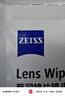 zeiss蔡司擦镜纸 眼镜擦拭湿巾 相机镜头一次性清洁湿巾纸 600片装 实拍图