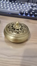 宝莲灯 铜香炉全黄铜盘香炉家用室内香薰炉檀香沉香熏香炉摆件 实拍图