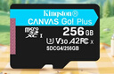 金士顿（Kingston）256GB TF（MicroSD）存储卡 内存卡U3 V30 A2 4K适配大疆Pocket 3/Action 5/无人机/运动相机/监控 实拍图