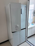 TCL冷布丁408升十字四开门超窄超薄小户型零嵌全自动制冰慢融冰家用冰箱一级能效国家补贴R408T7-UQB 实拍图