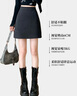 帛芮毛呢半身裙子女秋冬季2025新款包臀裙通勤风短裙防走光a字裙秋装 实拍图