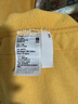 优衣库童装男童女童摇粒绒拉链茄克长袖外套夹克秋冬新款478141 46 鹅黄色 140 实拍图