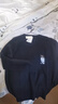 优衣库男装女装柔软绵羊毛圆领针织衫/长袖毛衣毛衫478541 69 藏青色 2XL /185/112C 实拍图