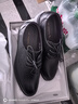 红蜻蜓真皮男鞋秋冬舒适商务休闲皮鞋高级正装德比鞋婚鞋WTA7376黑色40 实拍图