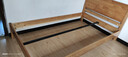 洛亚妮【24H云仓闪发】实木床100％纯实木1.5米单人床原木风主卧双人床 原木床+20cm席梦思床垫 1.2米*2米 实拍图
