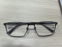 Jeep吉普超轻商务休闲半框近视眼镜架男磁吸偏光夹片套镜记忆钛T8039 T7057A-M3枪框灰片 8039升级款 实拍图
