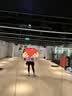 MAIA ACTIVE云感裤紧致版瑜伽裤9分高腰无外缝线尴尬线运动健身裤紧身长裤女 多瑙河蓝-无缝9分（三角裆） M 实拍图