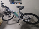 千里达（TRINX）M985山地自行车成年人禧玛诺21速油压碟刹大学生上班通勤单车 天空蓝- 21速 27.5*17寸 推荐:170-190cm左右 实拍图