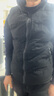 【清仓捡漏】马甲男士休闲百搭加厚秋冬防寒保暖坎肩加棉背心 黑色 2XL 建议135-150斤 实拍图