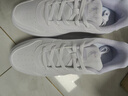 乔丹女鞋板鞋皮面小白鞋厚底增高革面休闲鞋女款运动鞋 实拍图