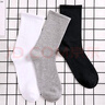 宝盖丁袜子男秋冬纯色棉袜中筒新疆棉防臭运动白色加厚潮街头篮球袜 长款：黑色 5双 均码 实拍图