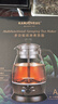 金灶（KAMJOVE） 养生壶煮茶器喷淋式煮茶炉白茶壶黑茶壶办公室家用蒸汽煮茶壶1L 黑色 1L 实拍图