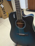 卢森（Rosen）G12单板民谣吉他初学者木吉他入门吉它男女生旅行乐器G11面单可选 41英寸黑墨蓝 实拍图