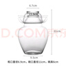拜杰玻璃泡菜坛子5斤装加厚密封圆口腌菜缸腌蛋罐泡酒瓶玻璃瓶泡菜坛 实拍图