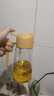 【喷倒两用】玻璃喷油壶瓶空气炸锅厨房家用雾化喷油瓶油罐调料 【耐热玻璃】黄色 470ml 实拍图