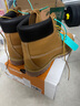 添柏岚（Timberland）踢不烂大黄靴男户外休闲经典牛皮防水马丁靴 10061 小麦色 8H/42 实拍图