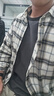 优衣库男女装法兰绒格子衬衫长袖衬衣薄外套481225 480770 481225/30浅米色 S 实拍图