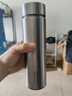 炊大皇保温杯 316L不锈钢茶水分离男女商务便携水杯 钢本色 490ml 实拍图