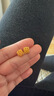 中国黄金（CHINA GOLD）18K金小方糖耳钉女款直针款养耳洞耳饰情人节生日礼物送女友爱人 18K金小方糖耳钉 约0.45g 实拍图