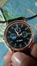 正品男士手表高档休闲石英表简约气质男表皮带高颜值罗马时尚腕表 黑色运动款 实拍图