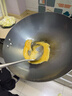 韦大锤炒锅炒菜锅手工铁锅老式家用传统圆尖底无涂层不粘锅具大炒勺 34cm无耳手工铁锅 盖+勺+铲+刷 34cm 实拍图