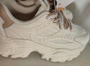 奥古狮登（Agsdon）老爹鞋女冬季ins潮麦穗加绒保暖鞋子女厚底运动鞋 234108 米杏 39 实拍图