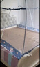 全品屋蒙古包蚊帐家用折叠免安装防摔蚊帐架1.51.8米*2米双开门一体式 藏蓝柯基 1.5m*2m*1.55m 【适合1.5米宽床】 实拍图