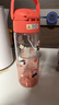 膳魔师（THERMOS）儿童水杯tritan便携塑料直饮杯小学生开学必备小熊猫水壶600ml红 实拍图
