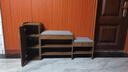 时黛家居（shidaijiaju）换鞋凳家用门口鞋柜一体坐凳玄关入户亲子穿鞋凳可坐式软包鞋架 实拍图