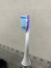 飞利浦（PHILIPS）电动牙刷头 W2钻石亮白型刷头 3支装HX6063/67 白色 官方原装适配钻石3/7/9系列刷柄 实拍图