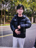 骆驼（CAMEL）【小太阳】户外羽绒服鸭绒加厚羽绒衣经典时尚防风保暖运动外套 白玉粉/幻影黑 男女同款 A33CAPN163J L 实拍图