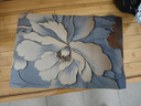 水晶绒入户地垫 吸水易清理可裁剪地垫入户耐磨耐脏脚垫 水晶绒-兰叶-【横版】加厚 40cm*60cm 1件数 实拍图