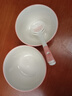 釉下彩可爱卡通碗碟套装家用高颜值陶瓷碗筷盘餐具 2碗2勺 4件套 实拍图