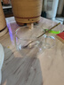 茗愿玻璃花茶杯办公水杯耐高温防炸裂家用喝水透明带把手圆滑玻璃杯 【玻璃杯】400ml 实拍图