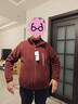 优衣库男装女装摇粒绒拉链茄克/长袖外套廓系夹克479792 19 酒红色 XS /160/76A 实拍图