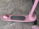 酷骑儿童滑板车V2二合一多功能童车重力转向静音1-5岁生日礼物发光粉 实拍图