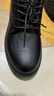 回力商务休闲鞋男低帮工装鞋男士英伦系带皮鞋男 0650 黑色 39  实拍图