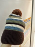 Kocotreekk树儿童帽子加厚保暖毛线帽秋冬男女儿童炫彩针织帽亲子 涧石蓝 实拍图