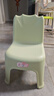 侑家良品 儿童椅子靠背椅家用塑料凳子小板凳 绿色 实拍图