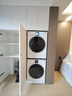 三星（SAMSUNG）AI神7系 洗烘套装 12+11KG大容量超薄嵌入AI泡泡净亲宠衣物护理白 WW12DBLB84GNSC+DV11DBL4A0GNSC 实拍图