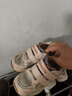 基诺浦男女童宝宝学步鞋 春秋透气幼儿童鞋 时尚百搭儿童机能鞋GW1610 象牙白/粉色/紫色 27.5 175mm 适合脚长176-180mm 实拍图