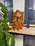 财神爷神像家用陶瓷文财神佛像乔迁店铺开业文财神爷桌面摆件套装 18寸金文财神（不带灯套装） 实拍图