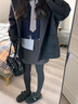 浪莎光腿神器打底裤女秋冬高腰修身外穿加绒加厚连裤袜 灰连【中厚】 实拍图