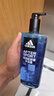 阿迪达斯 （adidas）男士沐浴露洗发水洗面奶三效合一 游泳去氯保湿 冰点热情套装1.2L 实拍图