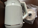 美的（Midea）电热水壶 2L大容量 1800W大功率速沸 双层防烫 304不锈钢无缝内胆 烧水壶电水壶 SH20M119 实拍图