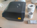 ZEBRA 斑马ZD888T标签打印机 热转印条码打印机不干胶吊牌快递电子面单GK888T升级版ZD888TA ZD888T黑色（无线蓝牙+WIFI） 标配 实拍图