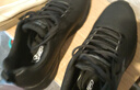 特步运动鞋男鞋跑鞋冬季皮面防水轻便减震健身休闲慢跑步鞋子男黑色 实拍图