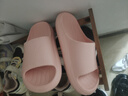 朴西新款EVA踩屎感厚底拖鞋女士居家室内情侣拖鞋男 薄荷绿 35-36 实拍图