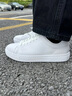 卡宾板鞋男鞋秋季透气2025新款低帮小白鞋男士休闲鞋百搭潮流鞋子男 5510白色02 41 实拍图